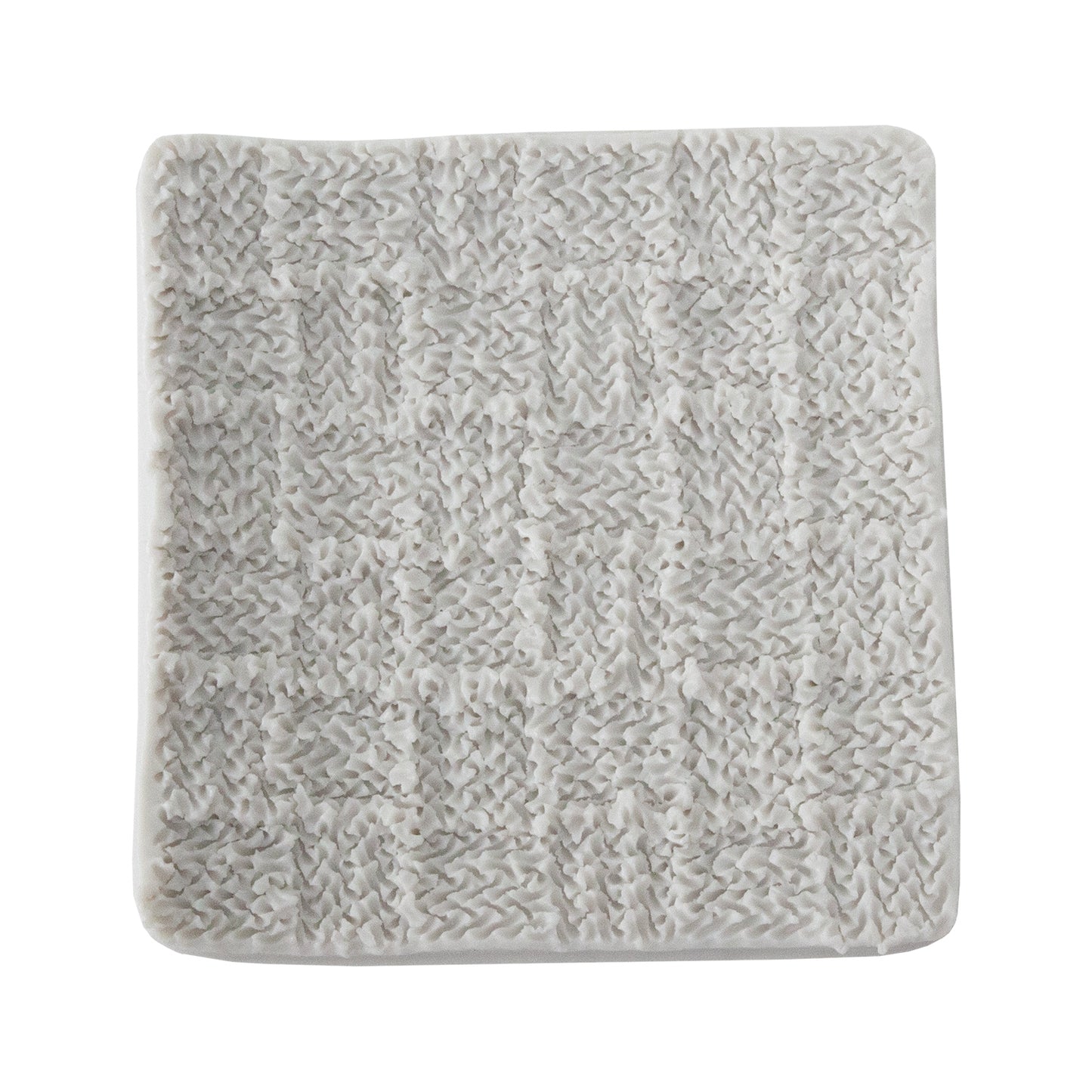 gray Silicone Jewelry Mold - Cross-Stitch