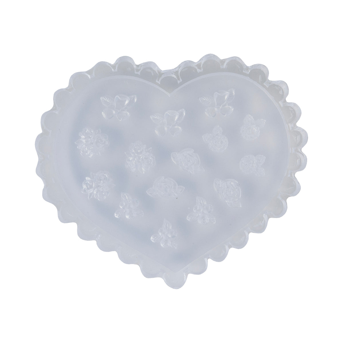Mini Silicone Jewelry Mold - Rose Bouquet