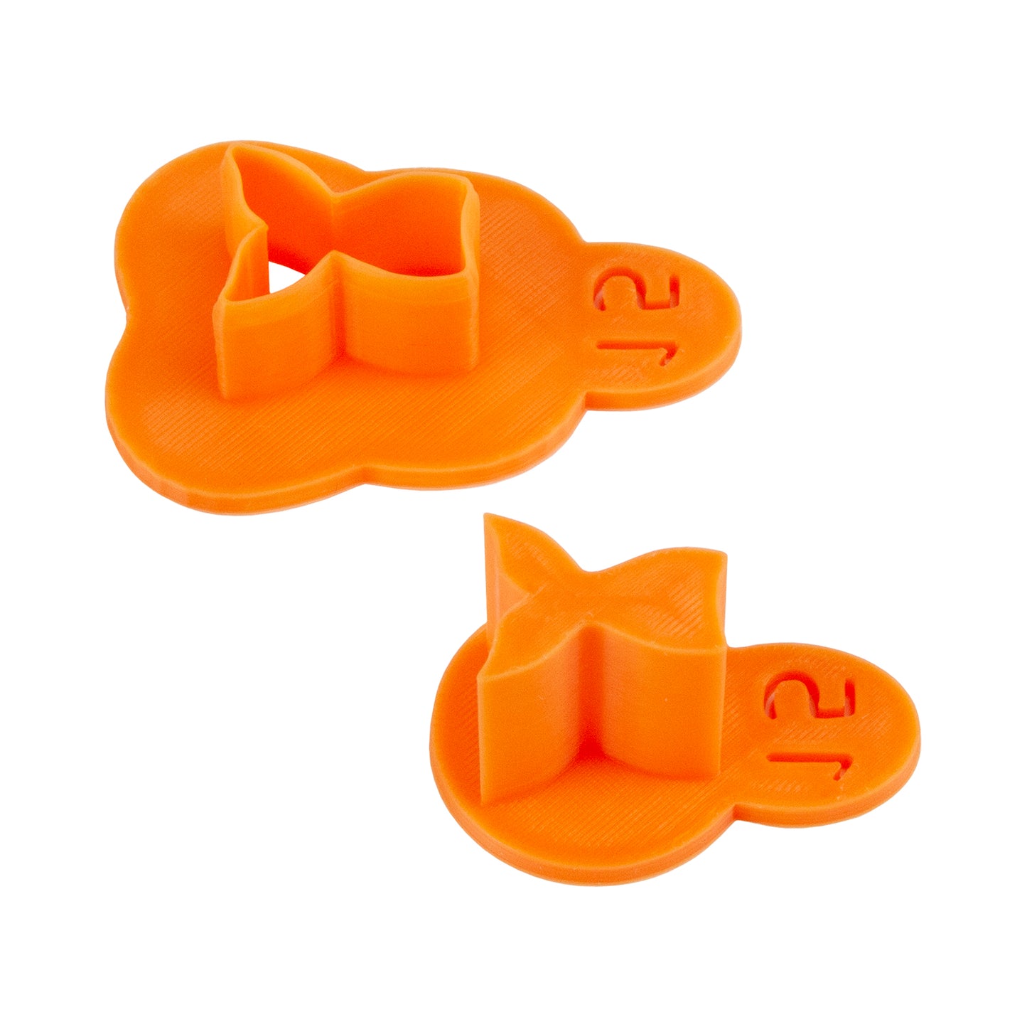 orange plastic v
