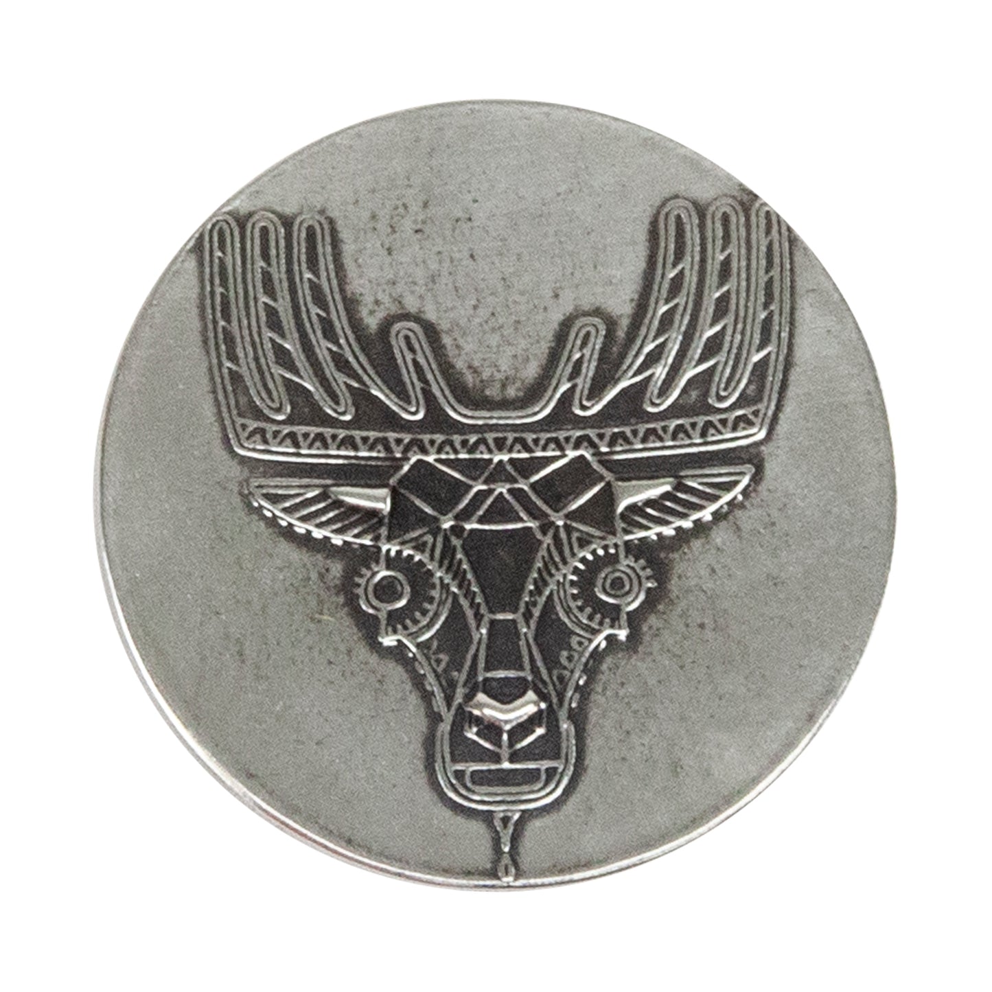 Jewelry Artist Elements - Texture - Stylized Animals: Bobcat, Deer, Tiger & Lion sample in silver