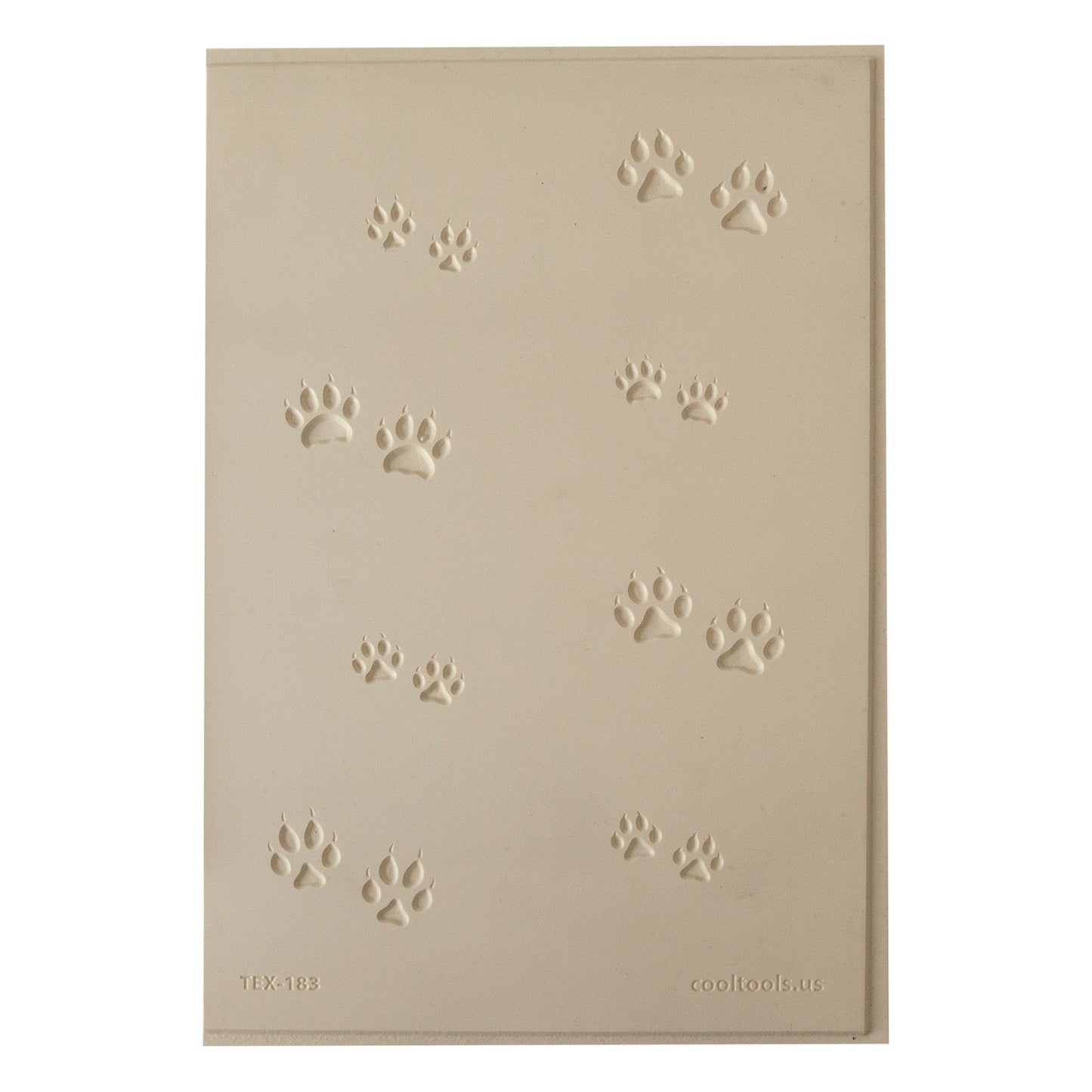 beige Jewelry Artist Elements - Texture - Paw Prints 2