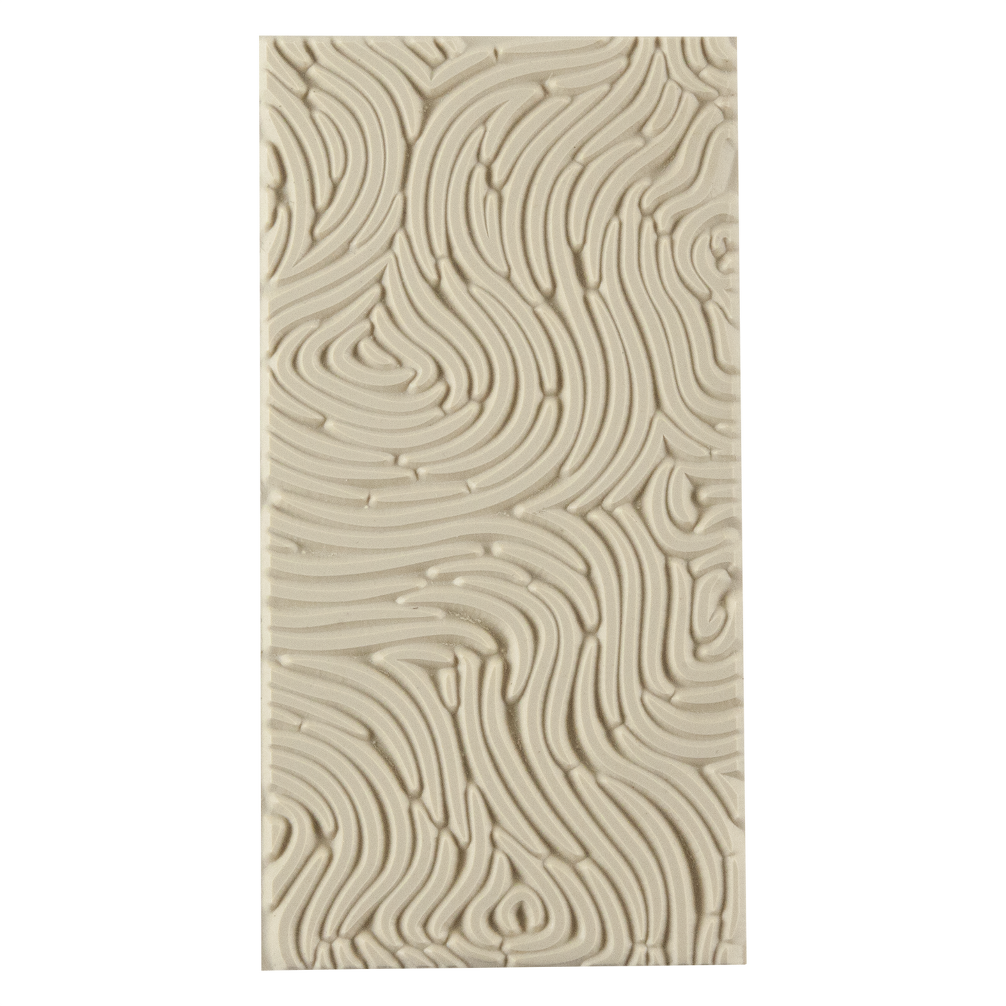 Texture Tile - Thumb Print. Beige Texture Tiles are flexible, washable and can be used with any soft clay. Spritz with CoolSlip or dust on Dry Powder Release for stick-free impressions when using metal clay and polymer clay.