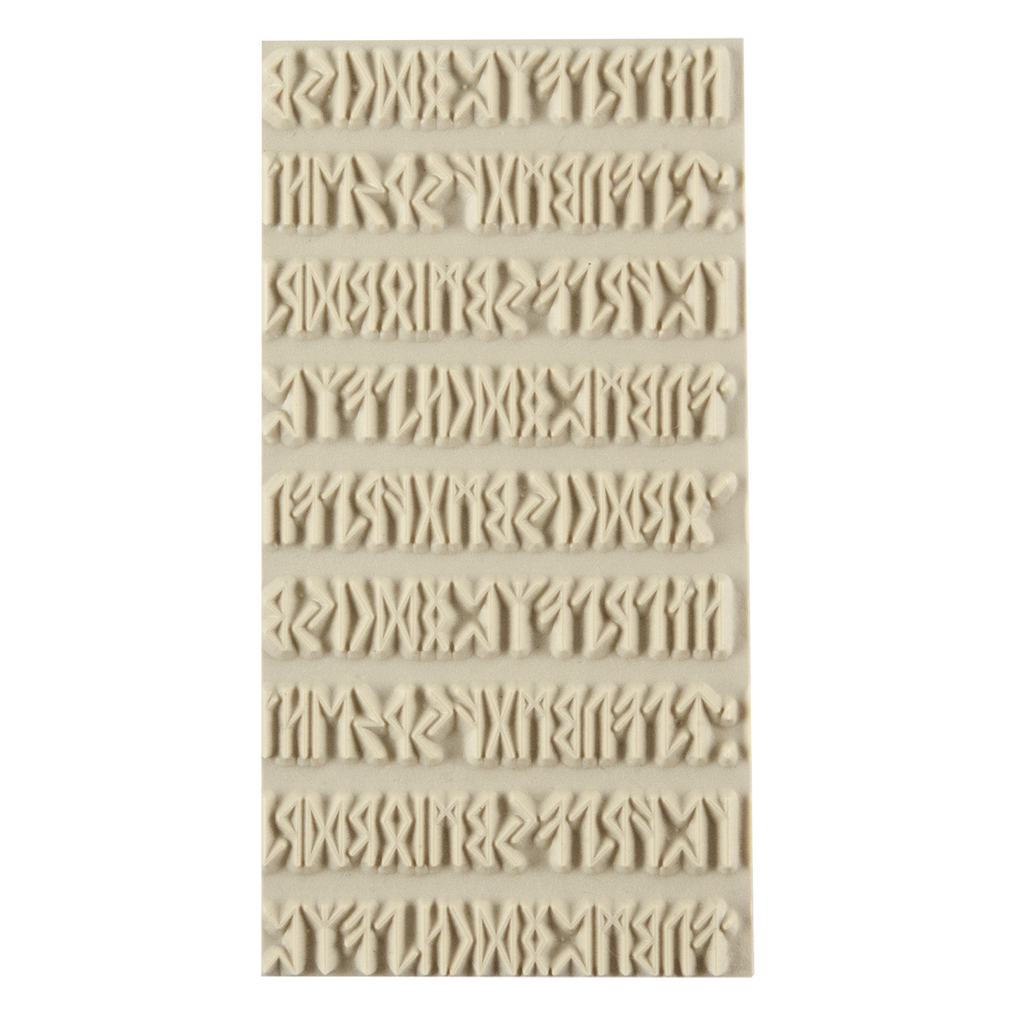 Texture Tile - Cave Writing. Beige Texture Tiles are flexible, washable and can be used with any soft clay. Spritz with CoolSlip or dust on Dry Powder Release for stick-free impressions when using metal clay and polymer clay.