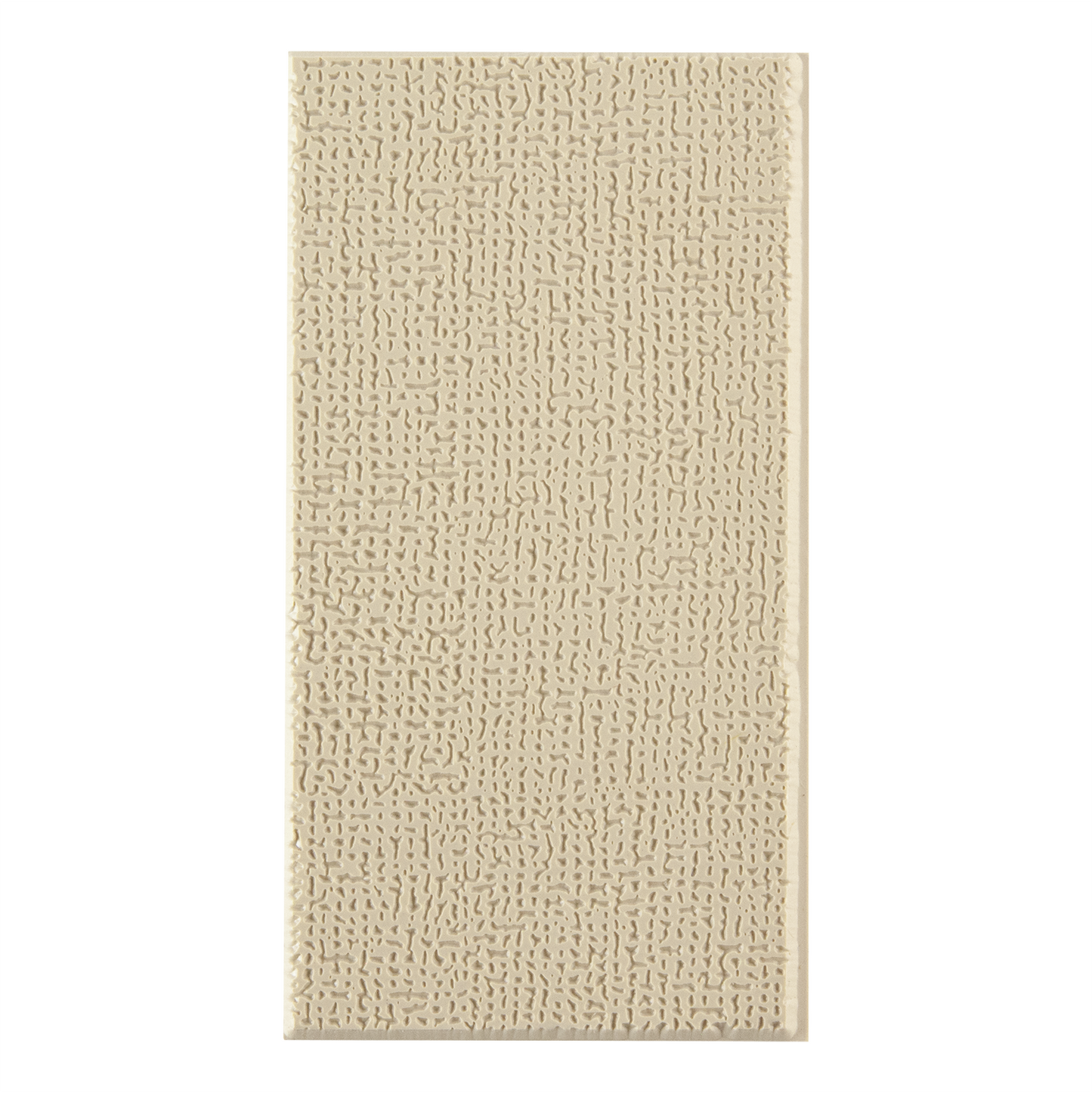 Texture Tile - Linen. Beige Texture Tiles are flexible, washable and can be used with any soft clay. Spritz with CoolSlip or dust on Dry Powder Release for stick-free impressions when using metal clay and polymer clay.