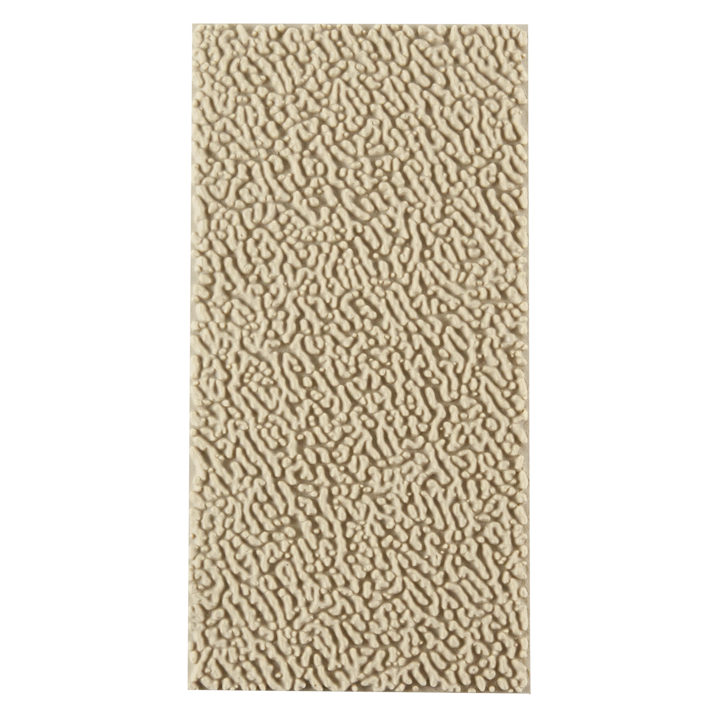 Texture Tile - Naugahyde. Beige Texture Tiles are flexible, washable and can be used with any soft clay. Spritz with CoolSlip or dust on Dry Powder Release for stick-free impressions when using metal clay and polymer clay.