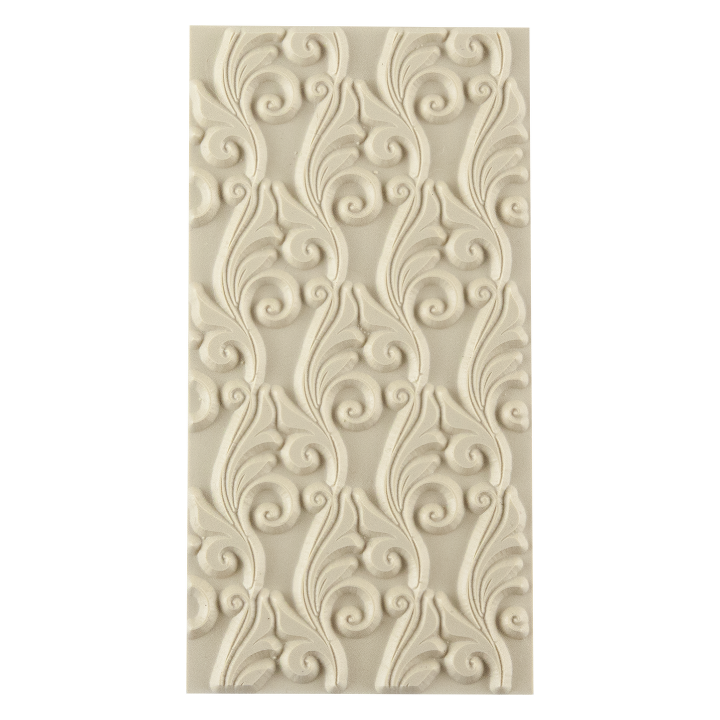 Texture Tile - Dancing Waters. Beige Texture Tiles are flexible, washable and can be used with any soft clay. Spritz with CoolSlip or dust on Dry Powder Release for stick-free impressions when using metal clay and polymer clay.