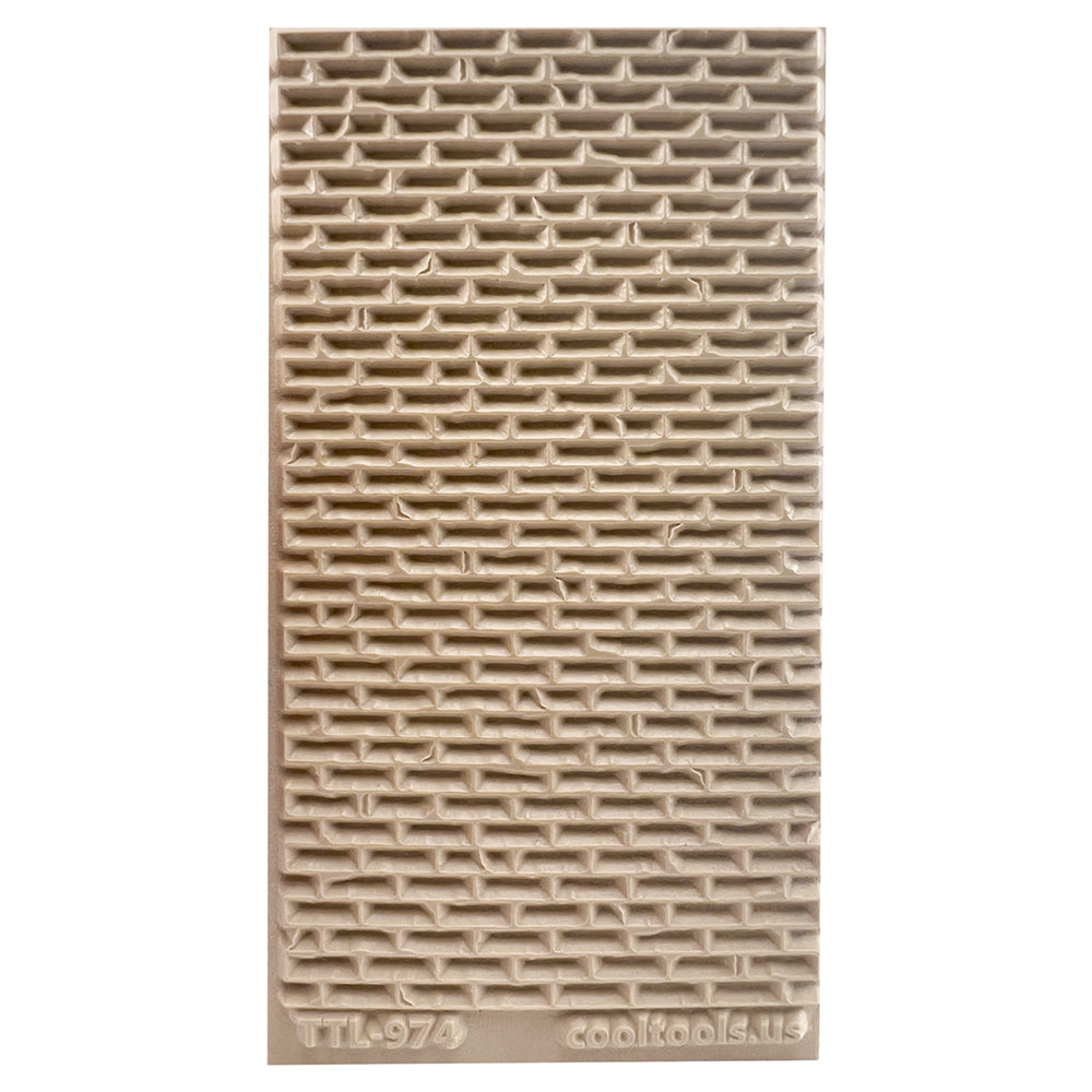 Texture Tile - Brick Wall Embossed - Cool Tools