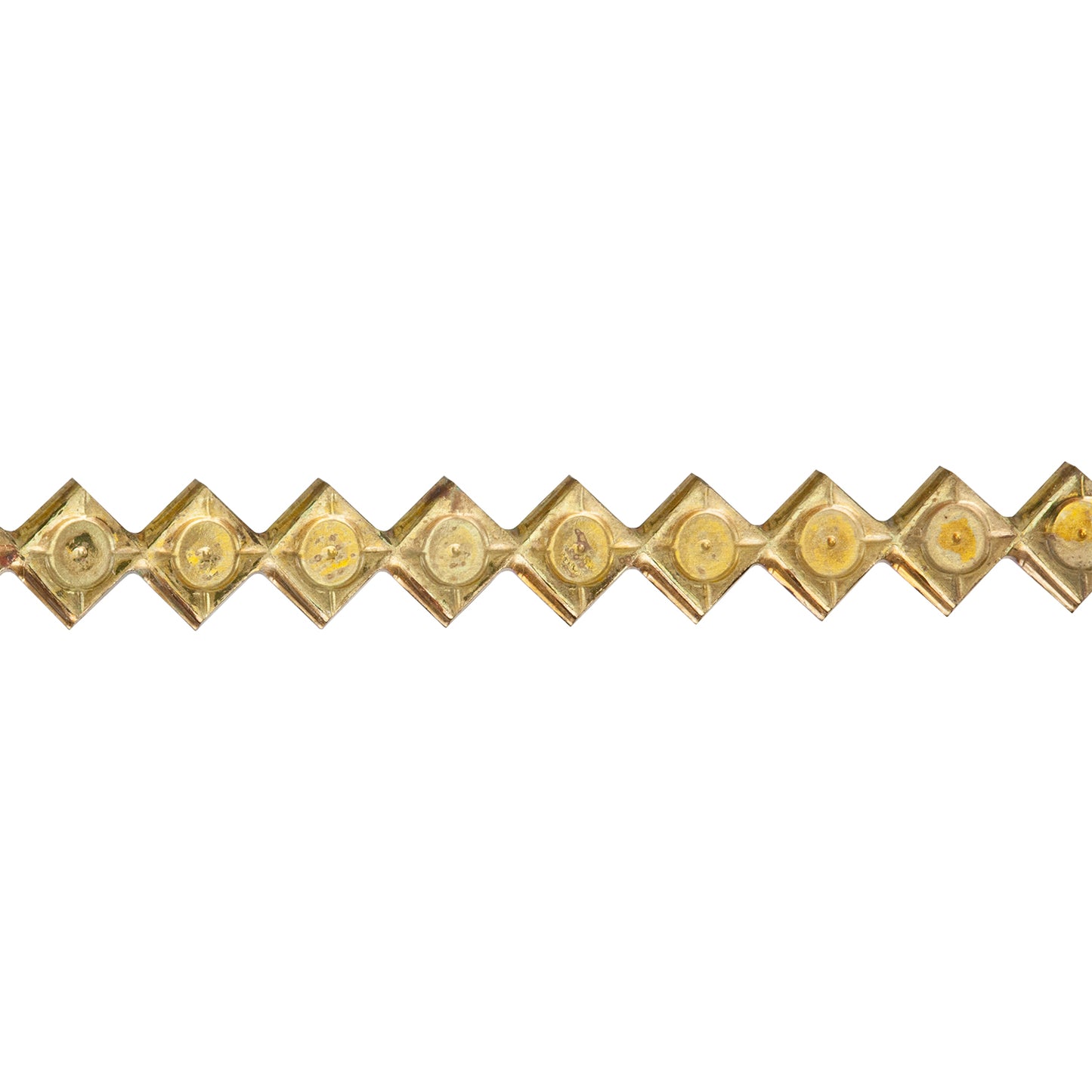 Patterned Wire - Brass - Dotted Diamond 18 gauge Dead Soft - 6" Min