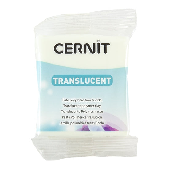 Cernit Translucent - Glitter Silver 56g
