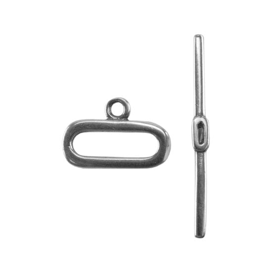Silver Plate Toggle Clasp - Capsule - 1 Set - Cool Tools