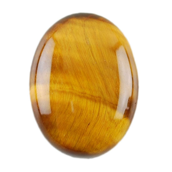 Yellow Tiger Eye Gemstone - Cabochon Oval - Cool Tools
