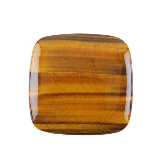 Yellow Tiger Eye Gemstone - Cabochon Square - Cool Tools