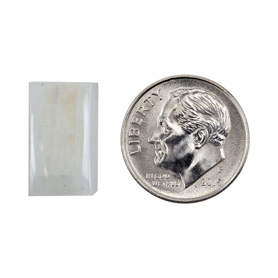 Rainbow Moonstone Gemstone - Rectangle Cabochon 9.5mm x 16.5mm - Pkg/1 - Cool Tools