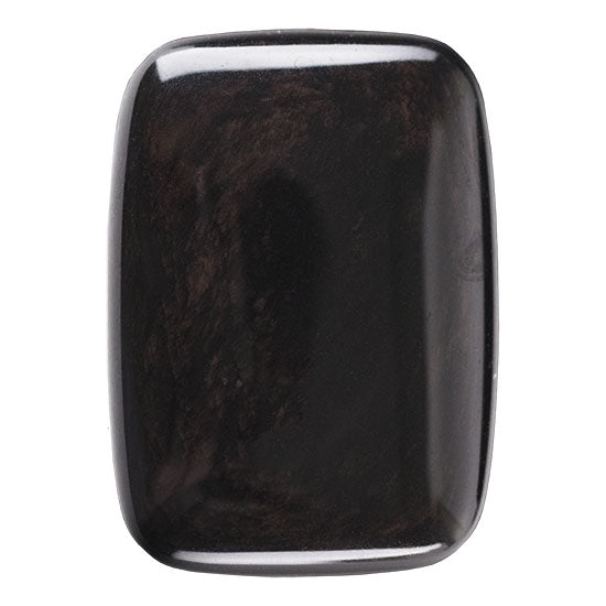Obsidian Mahogany Gemstone - Cabochon Rectangle - Cool Tools