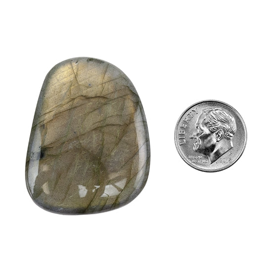Labradorite Gemstone - Cabochon Freeform 30.5mm x 40mm - Cool Tools