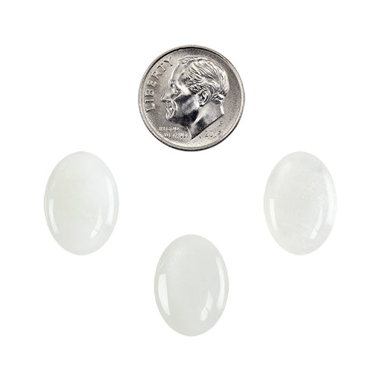White Moonstone Gemstone - Cabochon - Cool Tools