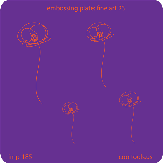 Jewelry Embossing Plate - Fine Art 23 - Cool Tools