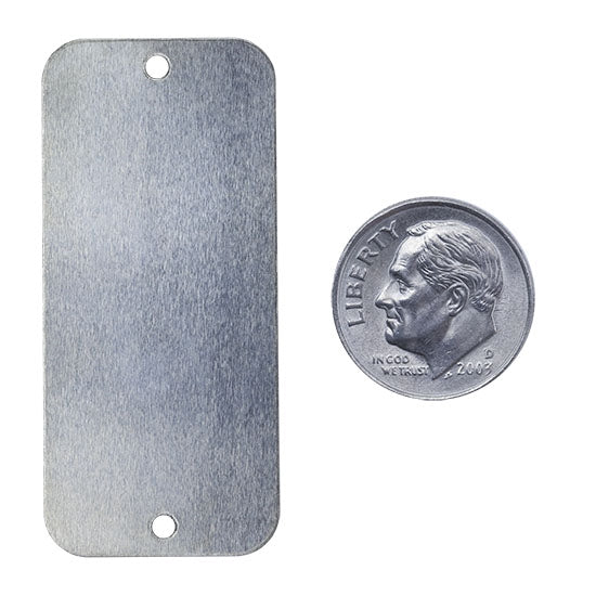 Nickel Shape - Rectangle with Holes - 1-5/8" Pkg/1 - Cool Tools