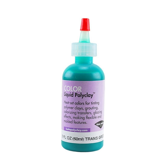 Kato Color Liquid Polyclay - Translucent Green 2 oz - Cool Tools