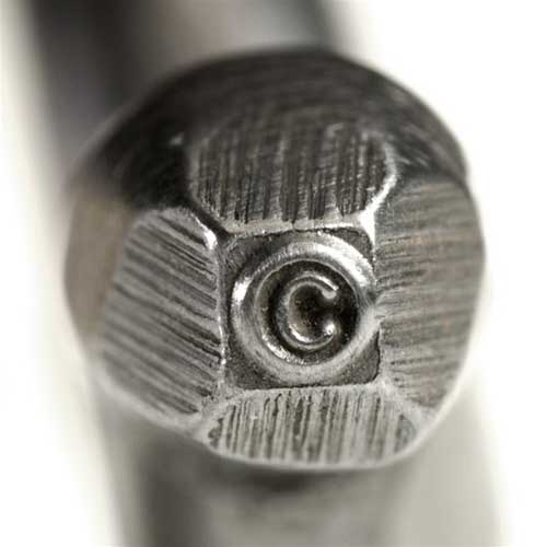 Quality Stamp - Copyright - Bent 3mm - Cool Tools