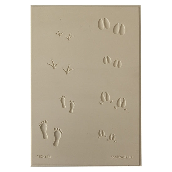 Jewelry Artist Elements - Texture - Paw Prints 3. Embossed elements. Impress clay, then use a Jewelry Shape Template for the shape or cut out with a needle tool. Jewelry Artist Elements are flexible, washable and can be used with any soft clay. Spritz with CoolSlip or dust on Dry Powder Release for stick-free impressions when using metal clay and polymer clay.