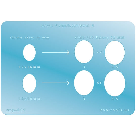 Bezel Template Oval 4