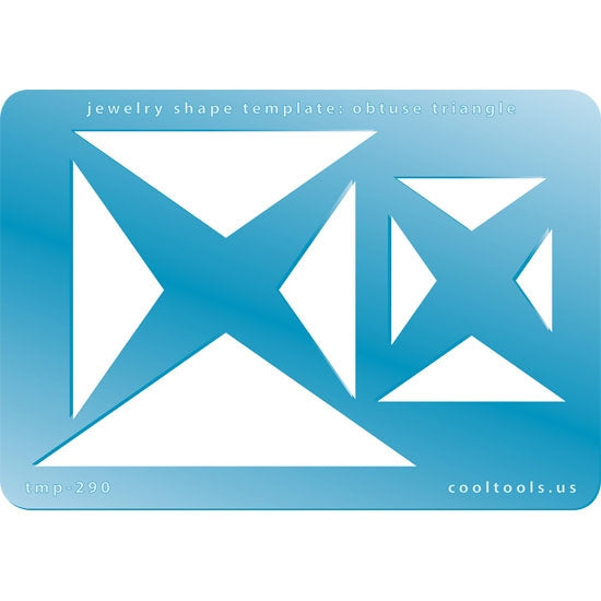 Jewelry Shape Template Obtuse Triangle