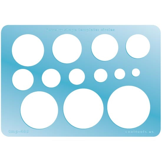 Jewelry Shape Template Circle Cool Tools