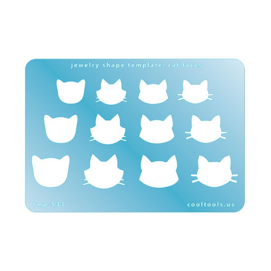 Jewelry Shape Template Cat Faces Cool Tools