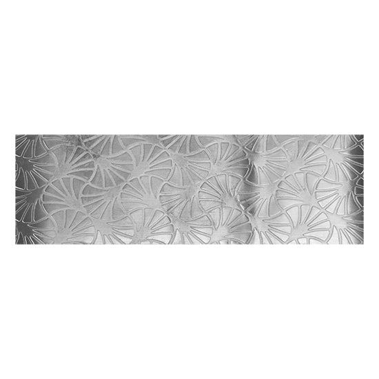 Textured Metal - Ginkgo Leaves silver