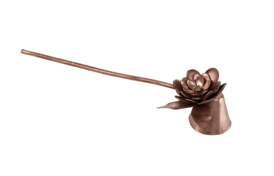 Cyprus Copper Clay Candle Snuffer by Karen Trexler