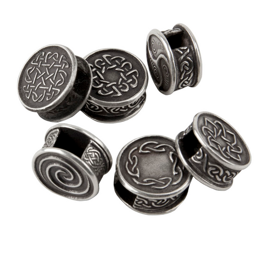 Large Hole Celtic Beads by Wanaree Tanner