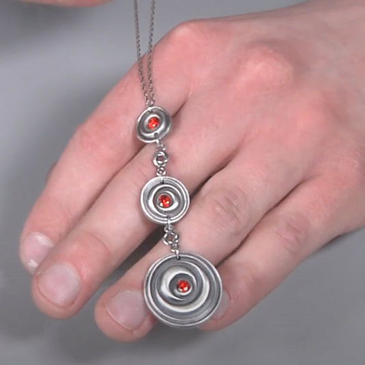 Crimson Eclipse Pendant