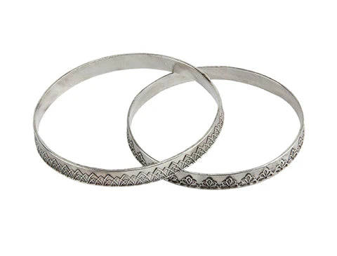 Sterling Silver Stacking Bangles by Karen Trexler