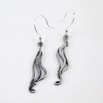 EZ960® Sterling Flowing Earrings by Lisel Crowley