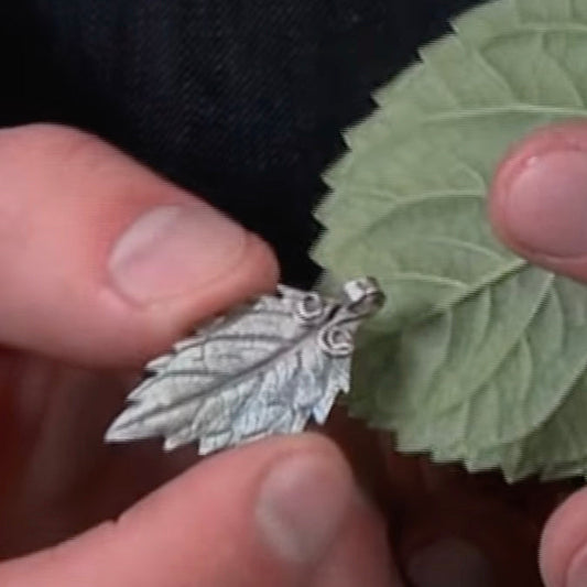 Leaf Textures in Metal Clay