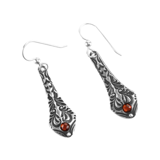 Phoenix Fine Silver Earrings using Bail Templates