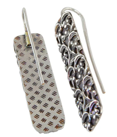 Soldering Patterned Wire Earrings by Terri McCarthy