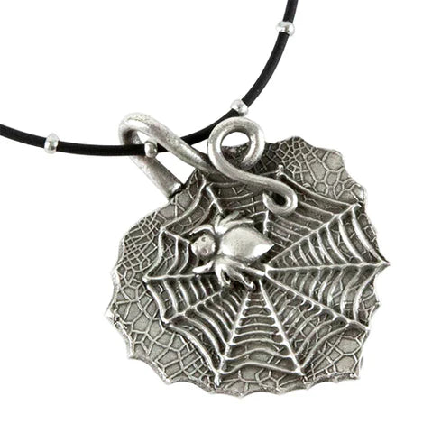 Spider Web Pendant using FS999™ by Lisel Crowley