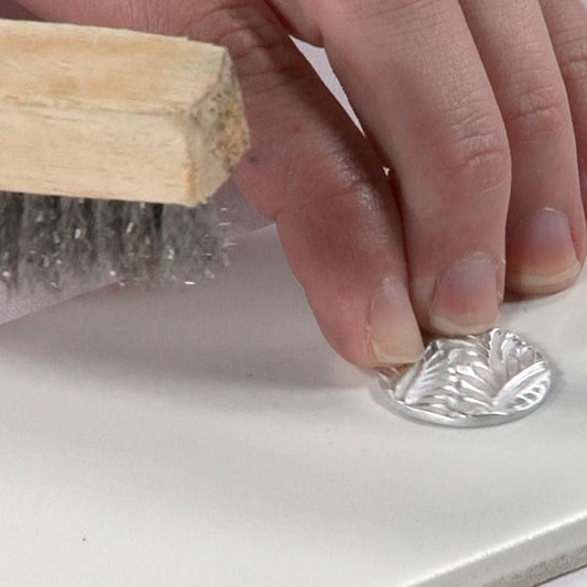 Polishing Precious Metal Clay after Firing