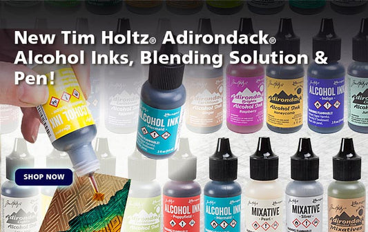 Tim Holtz® Alcohol Inks, Blending Solution & Pen!