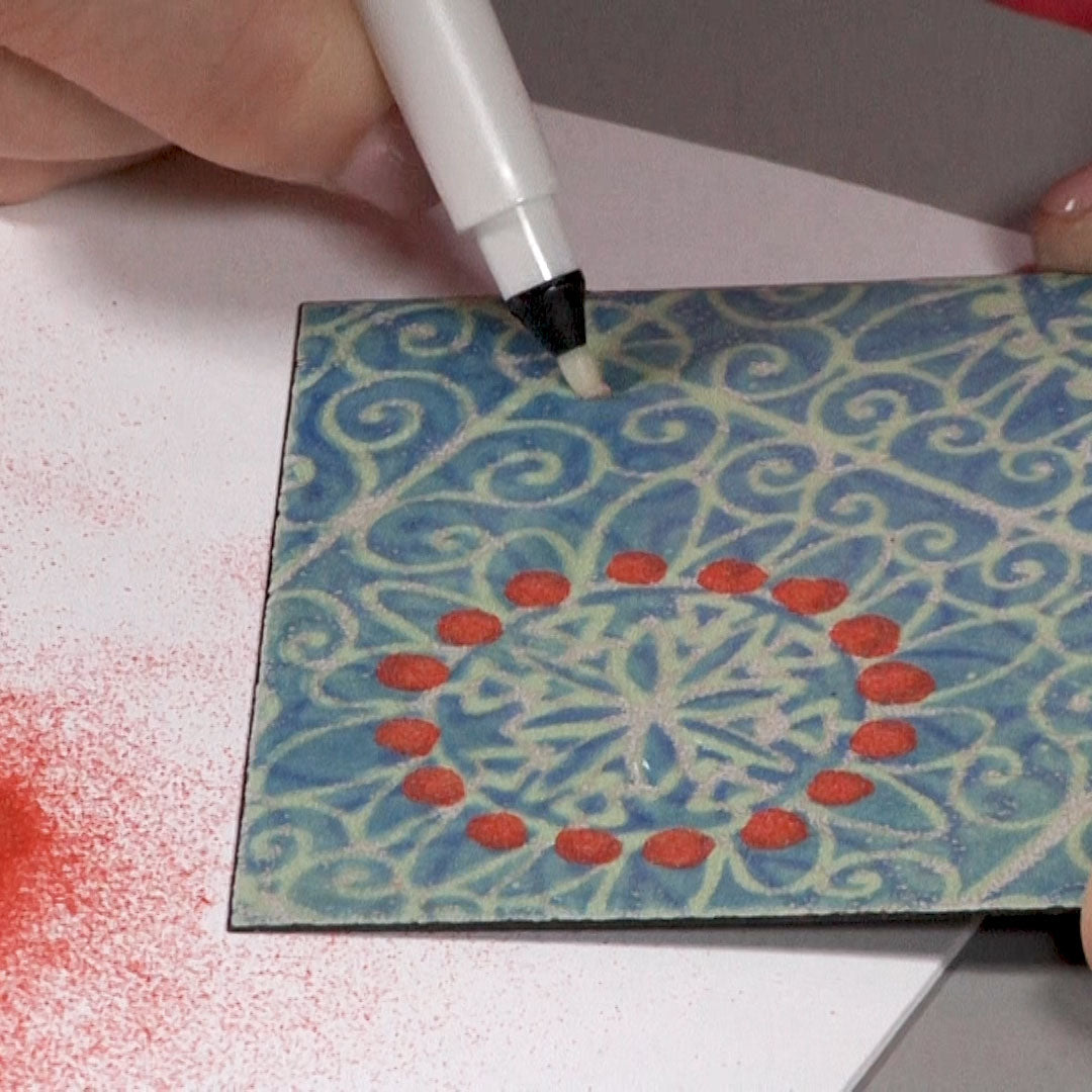Product Video - Glitter and Glue Enameling Technique by Jan Harrell