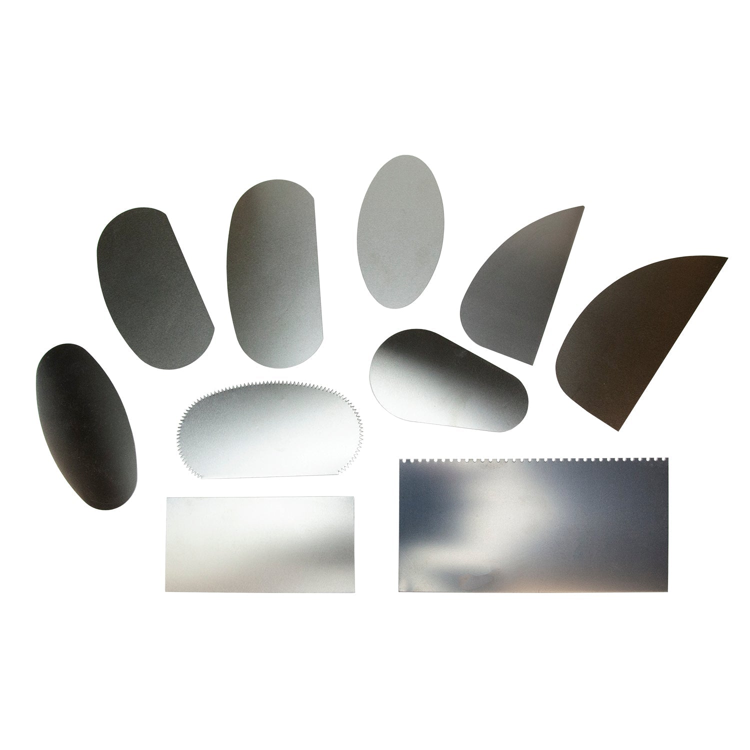 Clay Scraper Set - Stainless Steel - Set of 10