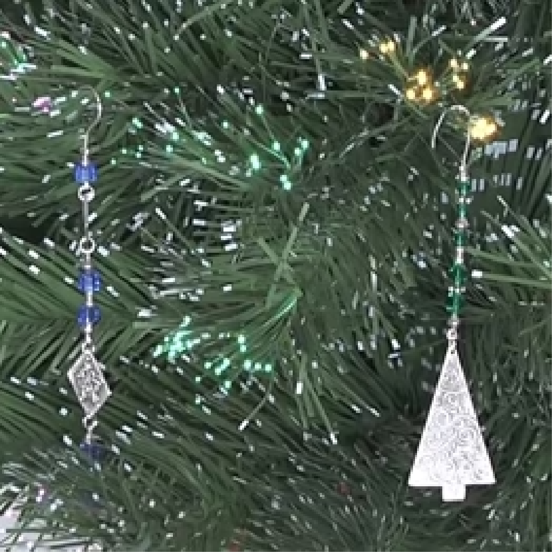 Simple Ornaments with Silver Metal Clay