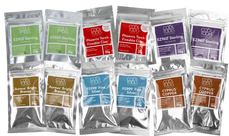 cool tools brand silver and base metal clays
