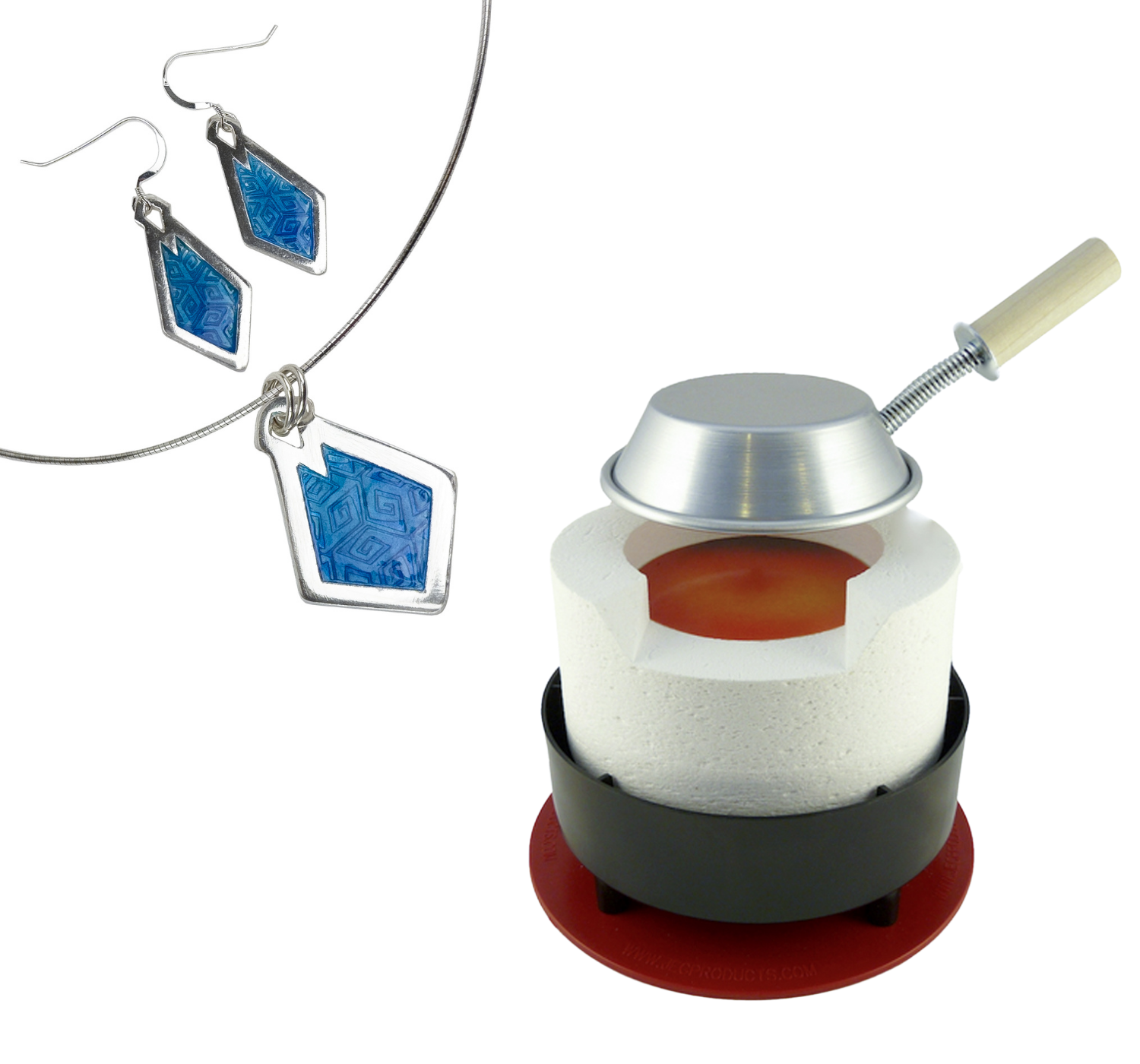 How to Enamel in the UltraLite Kiln by Pam East