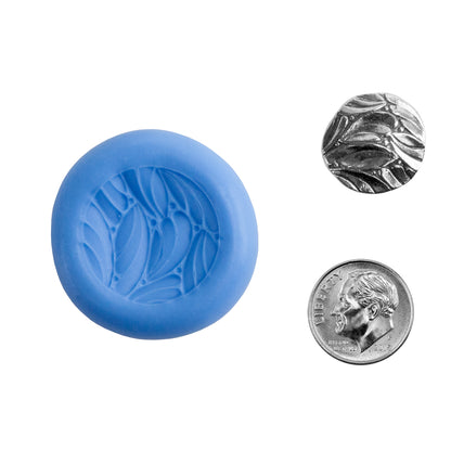 Ready Mold - Leaves in Bloom silver sample with dime