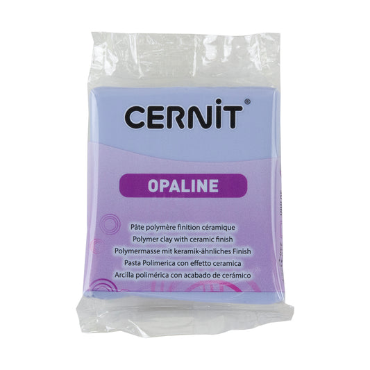 Cernit Opaline Polymer Clay - Blue Grey 2oz (56g) block