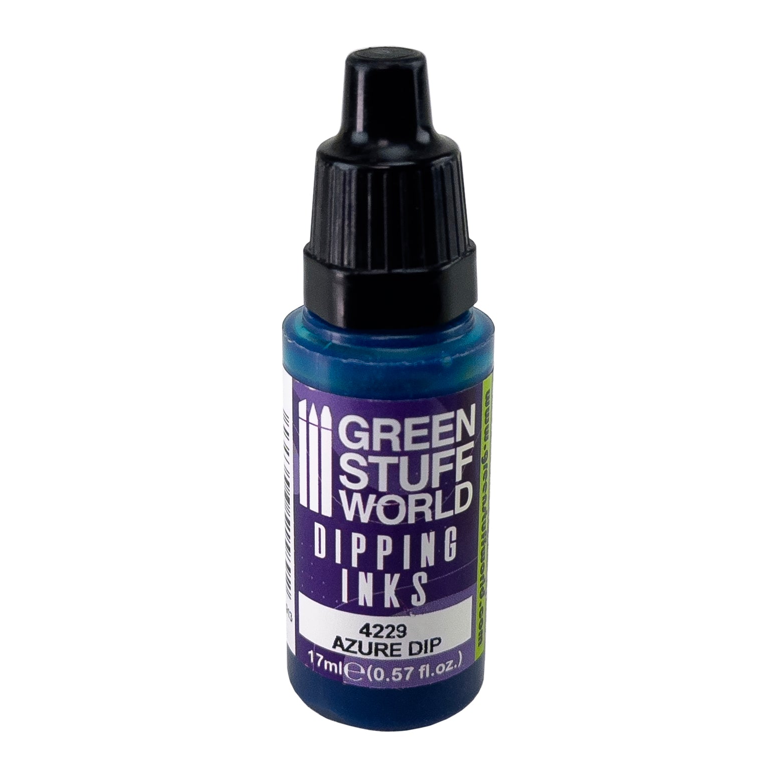 bottle of Green Stuff World Dipping Inks - Azure 17ml