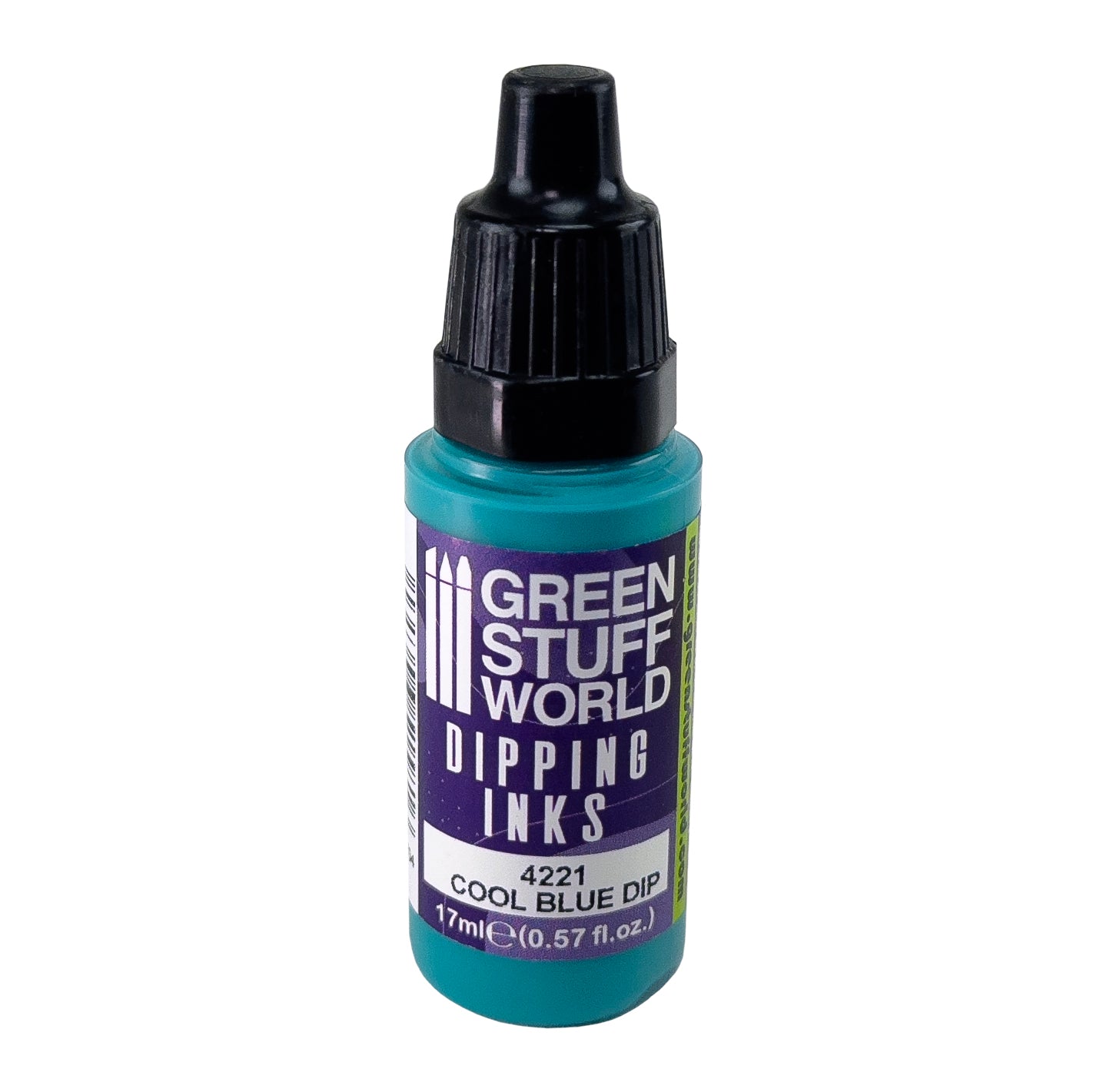 bottle of Green Stuff World Dipping Inks - Cool Blue 17ml